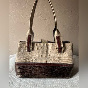 Brahmin Melbourne Tri-Tone Leather Vintage